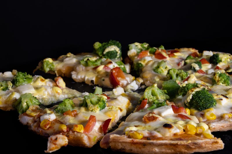 Spicy Detroit square pizza with jalapeño and hot honey